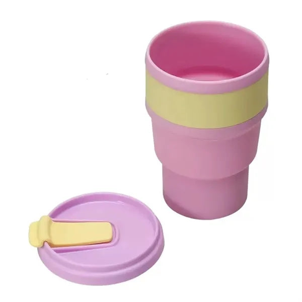 19oz Foldable Silicone Travel Coffee Cup