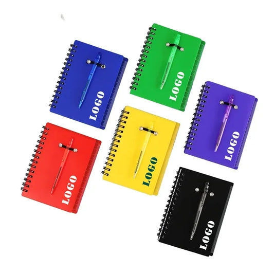 All-In-One Mini Notebook Set with Pen, Sticky Tabs & Ruler