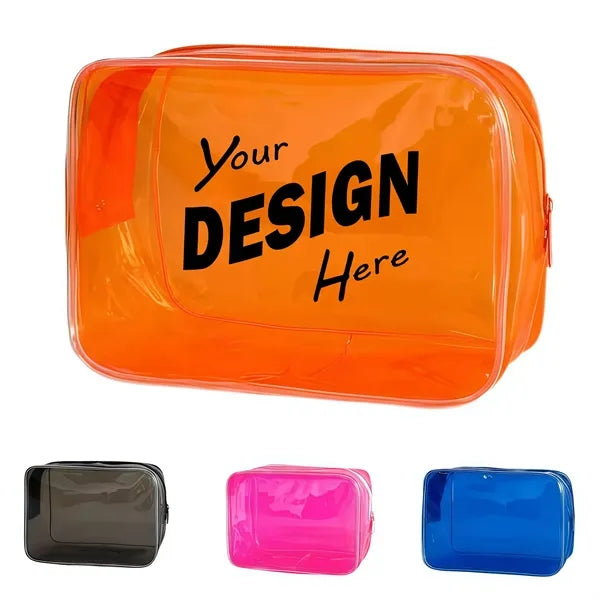 PVC Clear Cosmetic Toiletry Bag