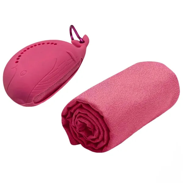 Whale-Shaped Quick-Drying Towel
