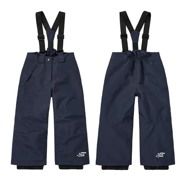 Kids' High-Waisted Suspender Ski Pants
