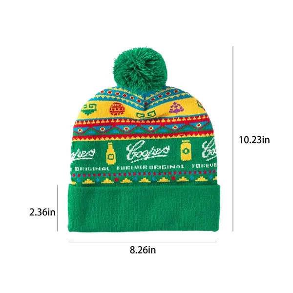 Pom Winter Beanie Warm Knit Hat For Men Women