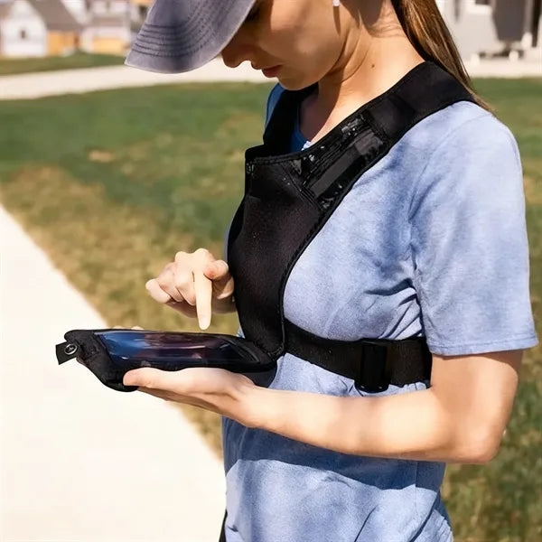Running Vest Chest Phone Holder