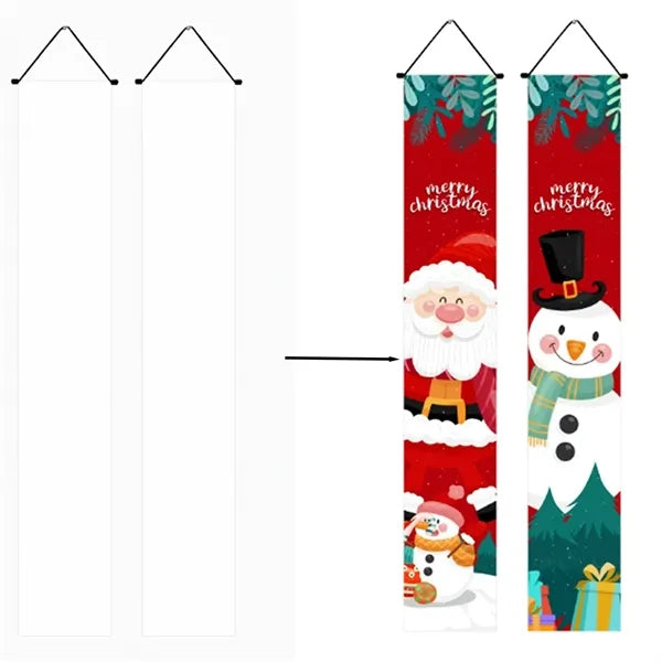 Merry Christmas Door Banners Set