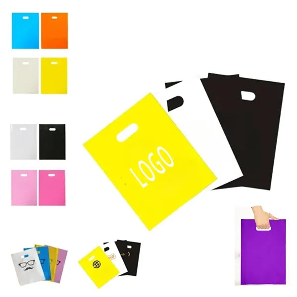 Plastic Shopping Bags With Die Cut Handle