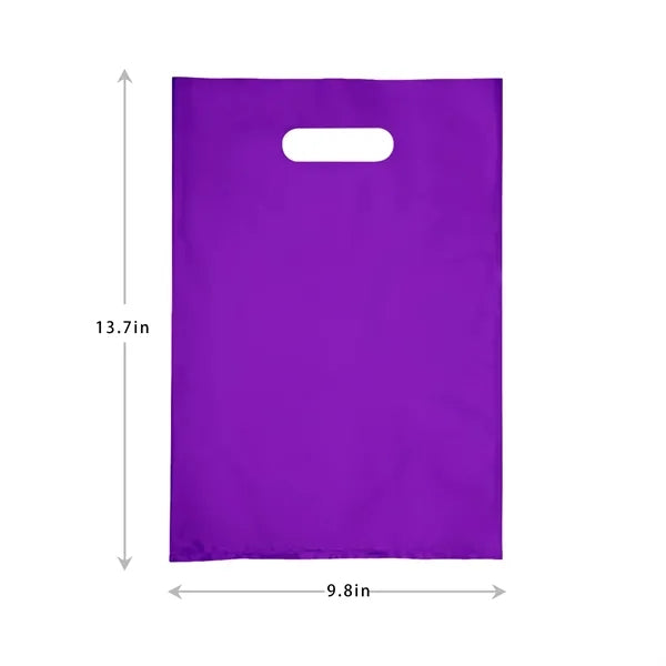 Plastic Shopping Bags With Die Cut Handle