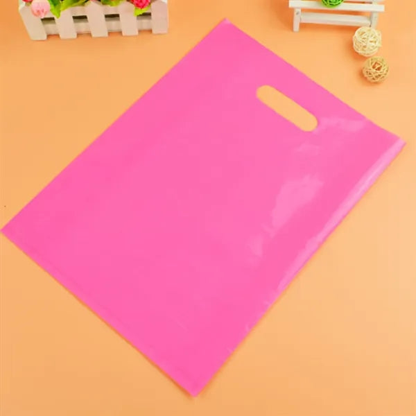 Plastic Shopping Bags With Die Cut Handle