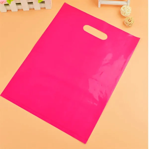 Plastic Shopping Bags With Die Cut Handle