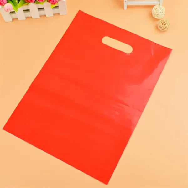 Plastic Shopping Bags With Die Cut Handle
