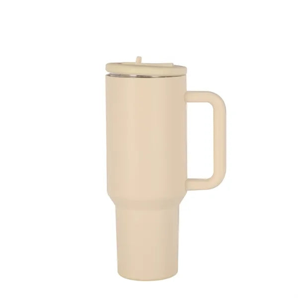 Large Capacity Stainless Steel Car Mug With Handle