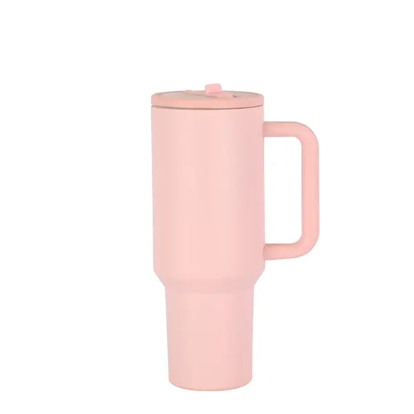 Large Capacity Stainless Steel Car Mug With Handle