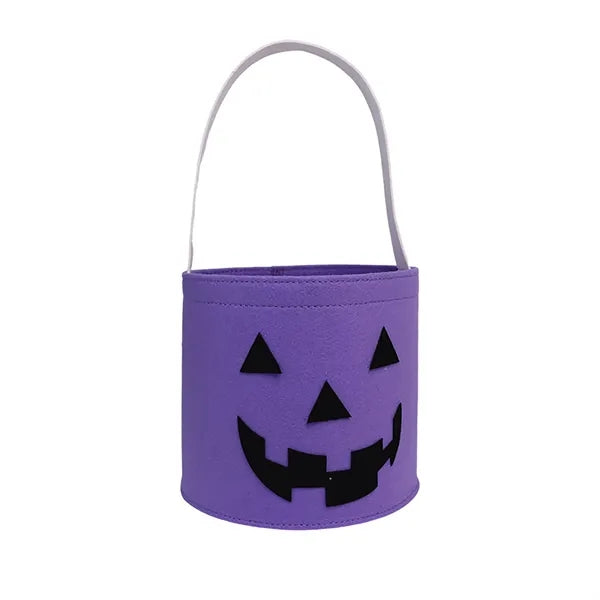 Portable Halloween Candy Felt Bucket