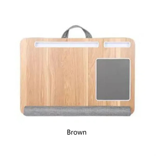 Large Notebook Laptop Lap Desk With Wrist Rest Mouse Pad