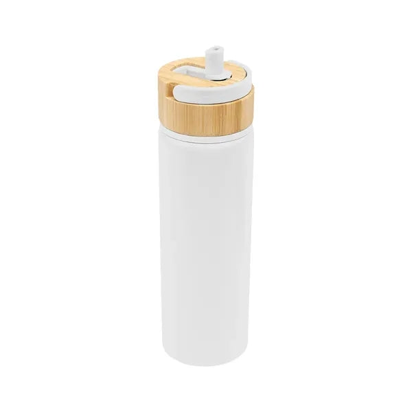 27 Oz. Ellis Recycled Aluminum Bottle With Bamboo Lid