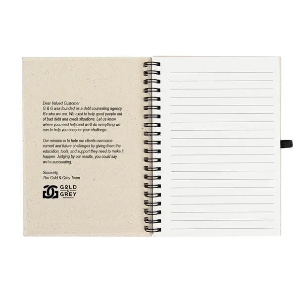 Natural Paper Spiral Notebook
