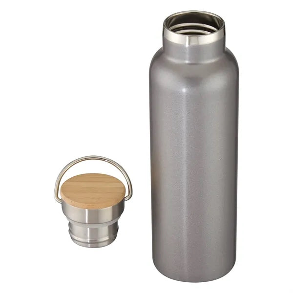21 Oz. Tipton Recycled Stainless Steel Bottle With Bamboo...