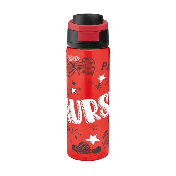 24 Oz. Full Color Pop Sip rPET Bottle