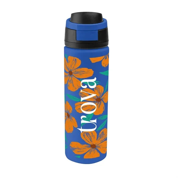 24 Oz. Full Color Pop Sip Recycled Stainless Steel Bottle