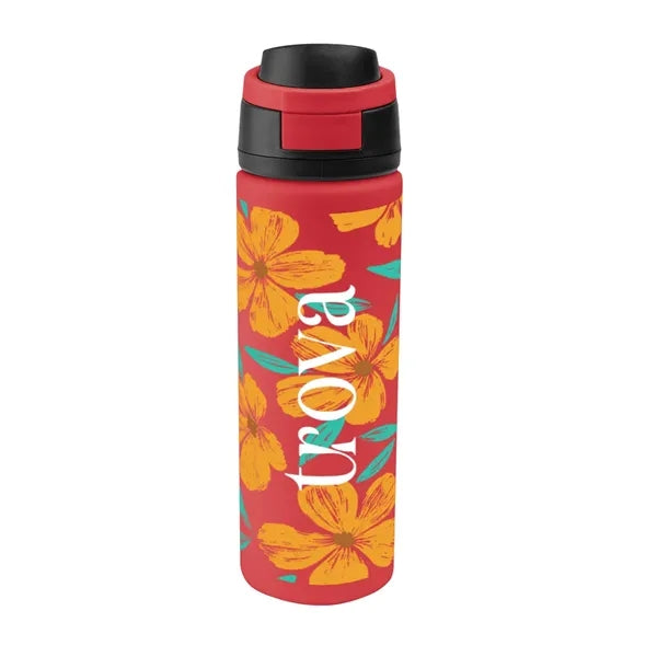24 Oz. Full Color Pop Sip Recycled Stainless Steel Bottle