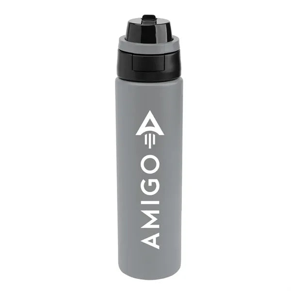 24 Oz. Pop Sip & Chug Recycled Stainless Steel Bottle
