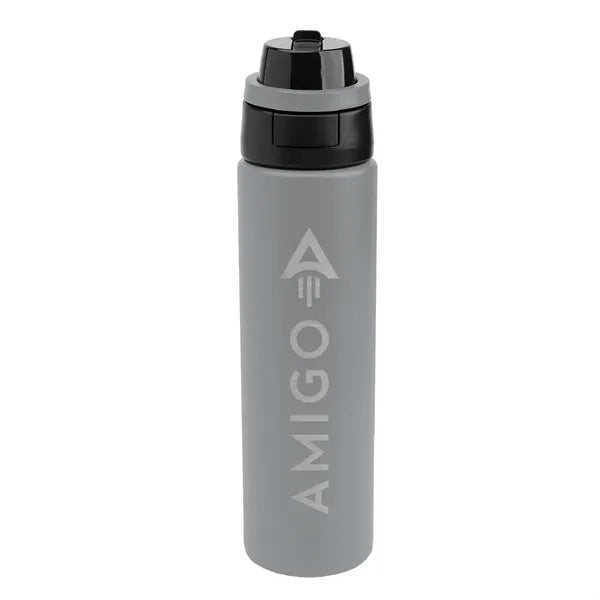24 Oz. Pop Sip & Chug Recycled Stainless Steel Bottle