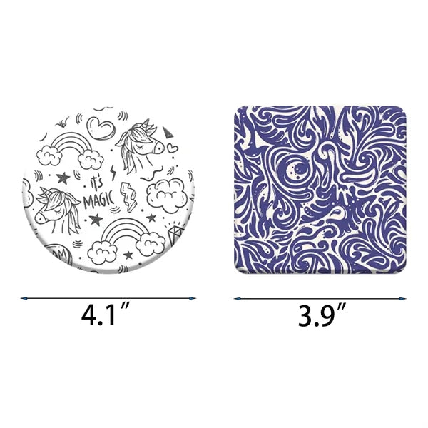Stylish Ceramic Coaster With NonSlip Backing