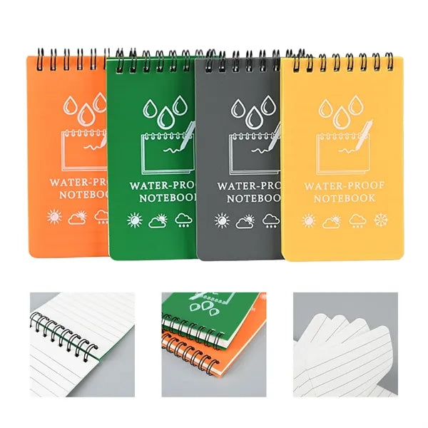 3''x 5'' Waterproof Stone Paper Spiral Notebook