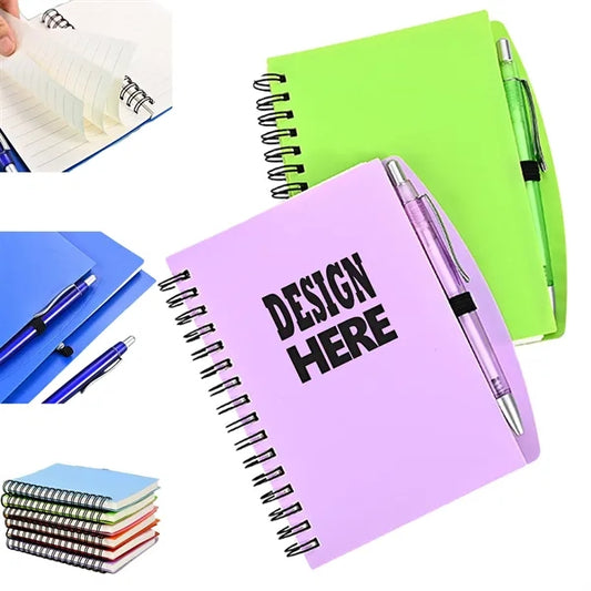 A6 Pocket-Sized Journal With Durable Plastic Cover