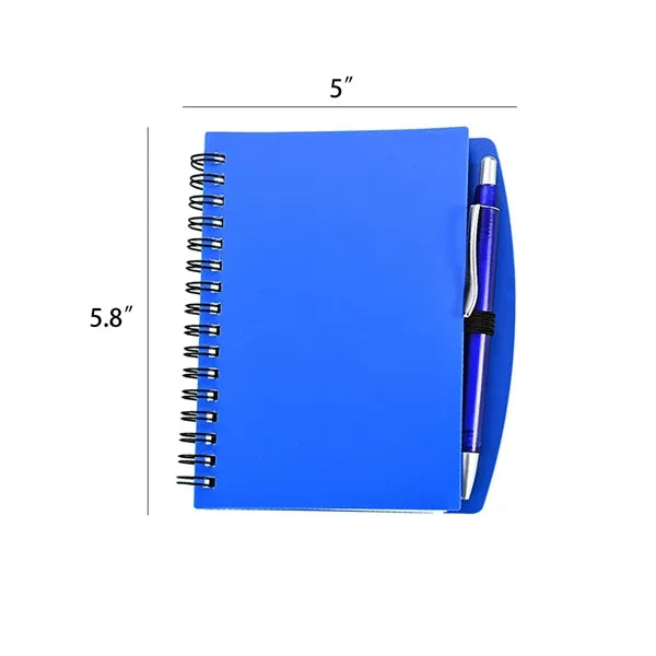 A6 Pocket-Sized Journal With Durable Plastic Cover