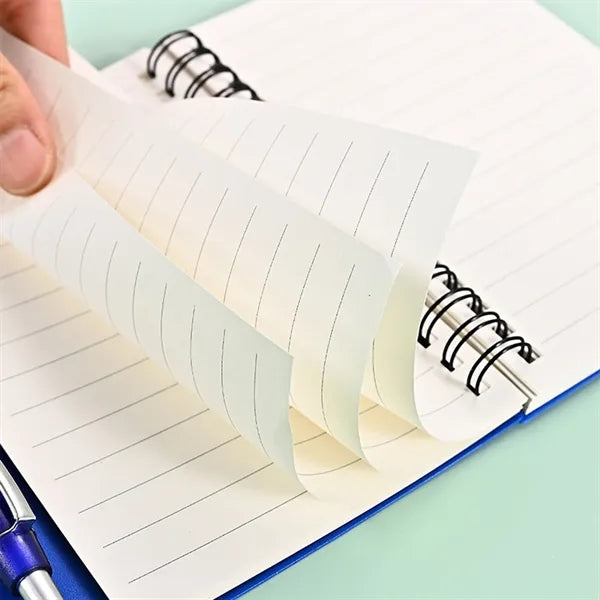 A6 Pocket-Sized Journal With Durable Plastic Cover