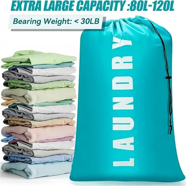 Large Travel Laundry Bags - Waterproof Wet/Dry