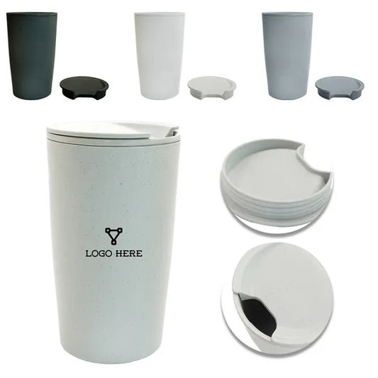 17oz Durable & Eco-Friendly Wheat Straw Cup