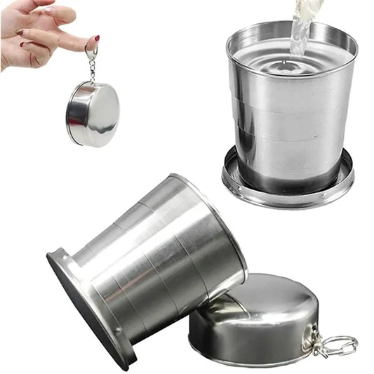 8.5oz Camping Folding Cup Outdoor Travel Mug