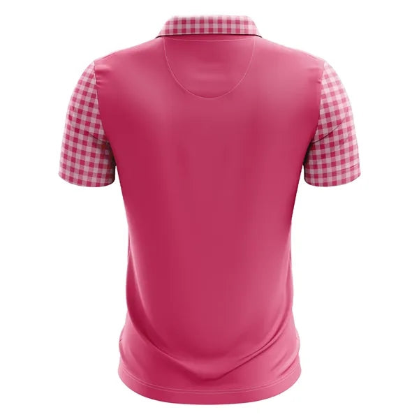 Sublimation Flashed V Short Sleeve Polo - Men, Women, Kids