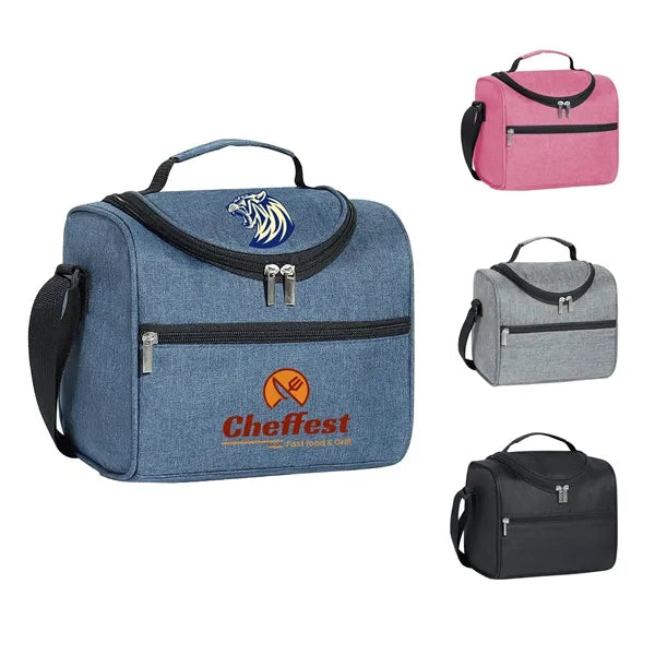 Durable 6-Can Lunch Cooler with Multiple Imprint Areas