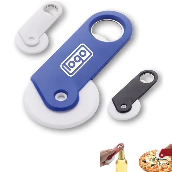 Pizza Roller Cutter With Bottle Opener