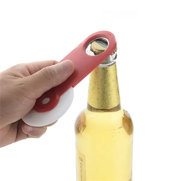 Pizza Roller Cutter With Bottle Opener