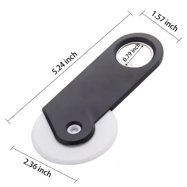 Pizza Roller Cutter With Bottle Opener