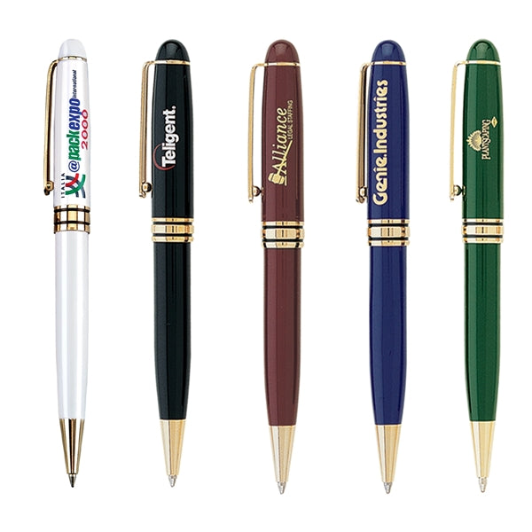 Danish-I Luxury Ballpoint Pen with Gold Accents
