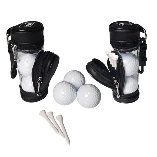 Mini Golf Ball Pack Pouch with Three Ball