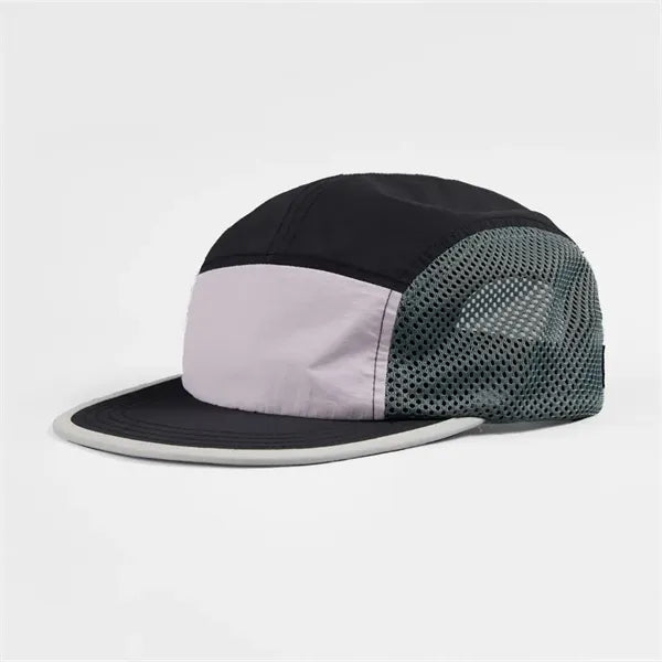 Blank Water Repellent 5 Panel Nylon Mesh Camper Hat