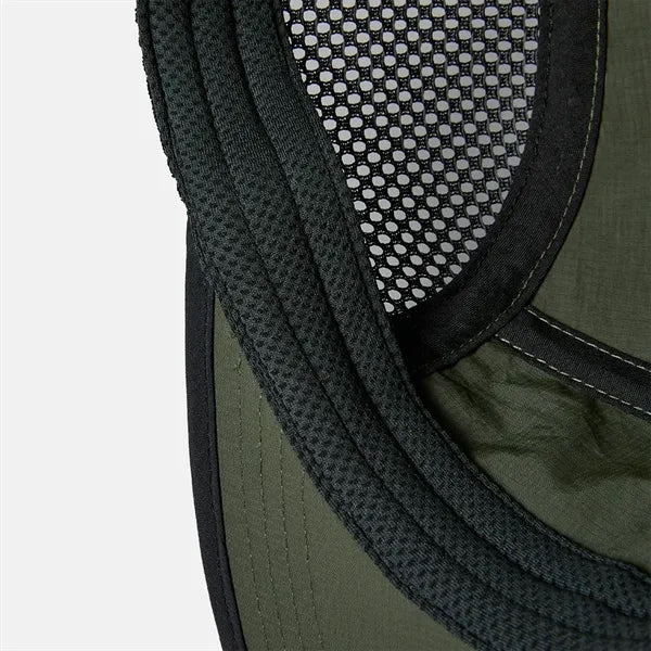 Blank Water Repellent 5 Panel Nylon Mesh Camper Hat