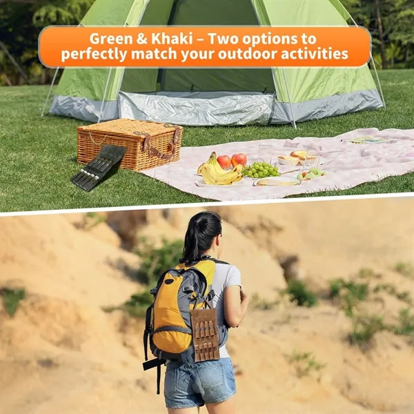 Canvas Spice Bag Seasoning Organizer Outdoor Cooks