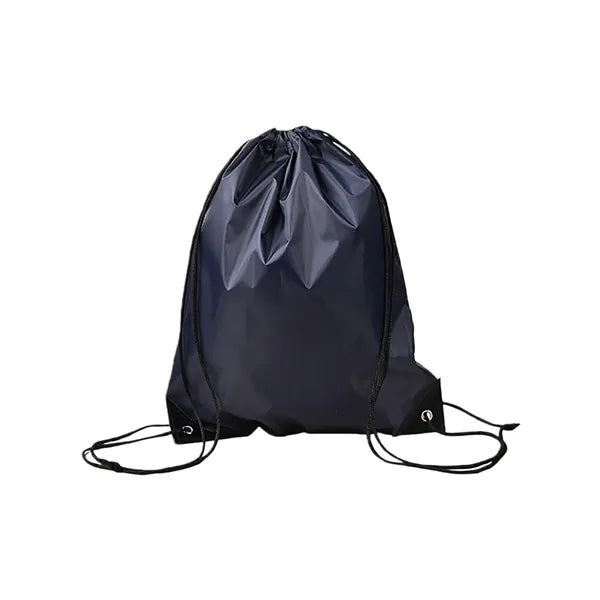 Polyester Drawstring Backpack Reinforced Corner Adjustable