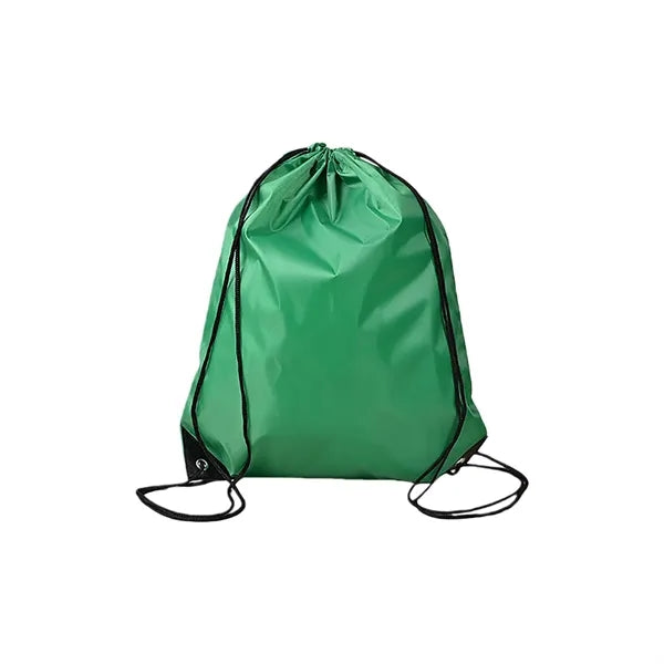 Polyester Drawstring Backpack Reinforced Corner Adjustable