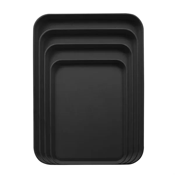 Eco-Friendly Wood Graining PP Material Serving Tray