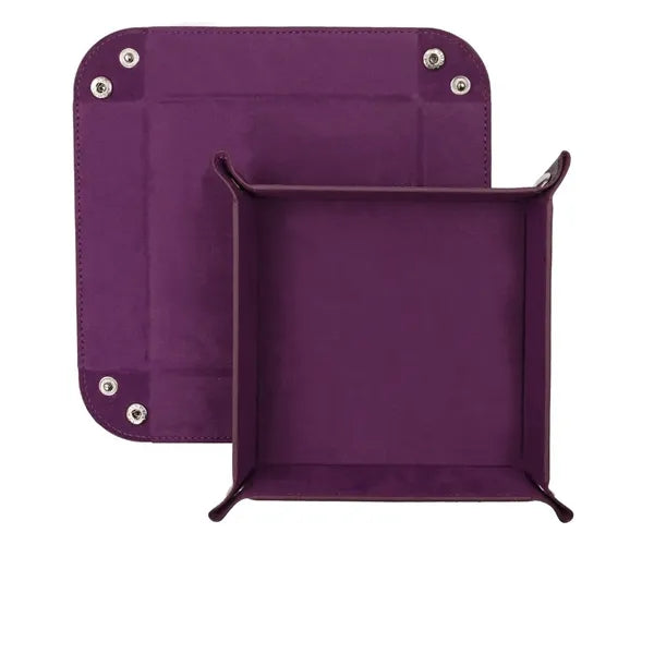 Branded PU Leather Tray Desktop Storage Organizer