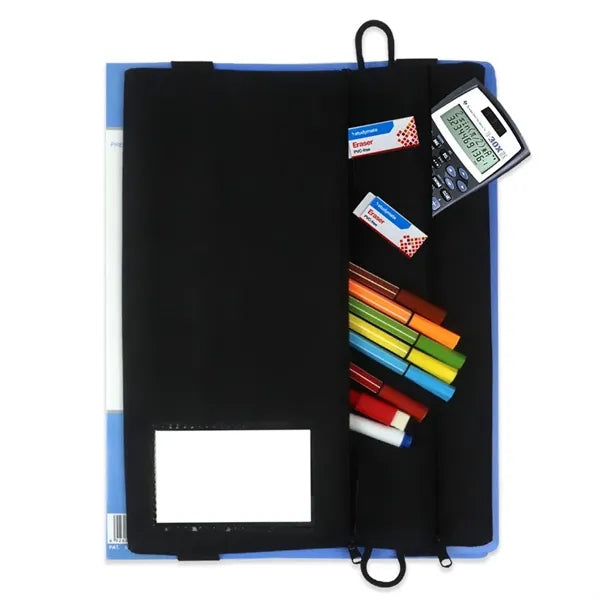 File Folder W/Zippered Pen Holder