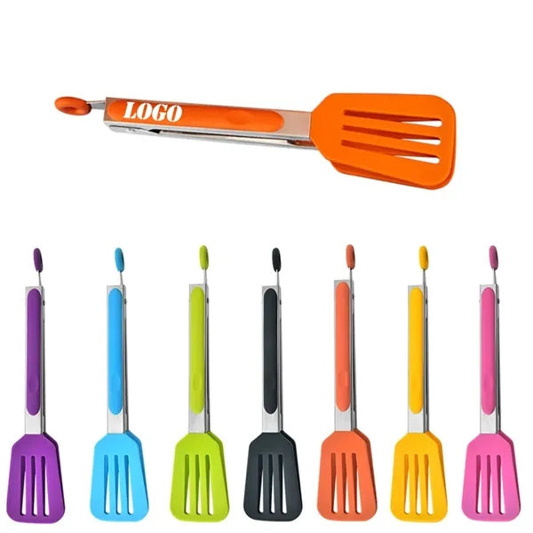 Silicone Heat-Resistant Cooking Tongs