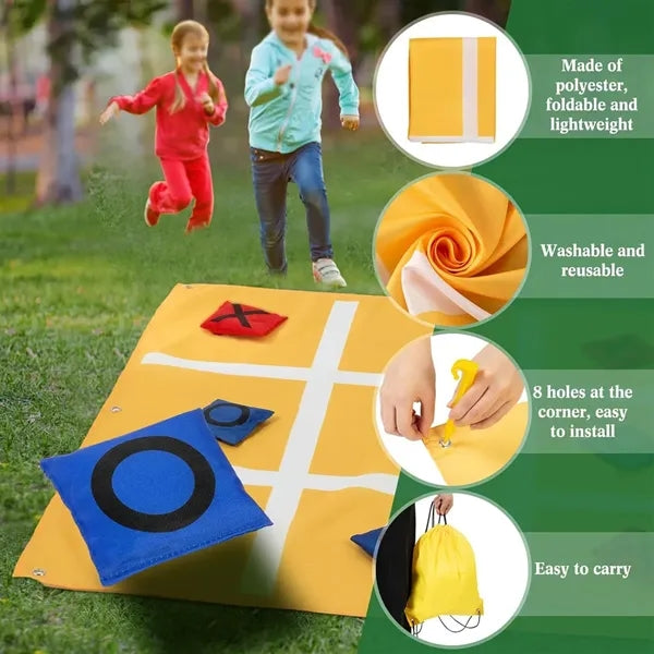 Giant tic tac toe games for outdoor camping family field day